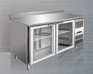 國(guó)際雙玻璃門靠背平臺(tái)雪柜